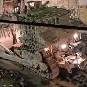 جرافات رافقت الجيش الإسرائيلي في اقتحام جنين