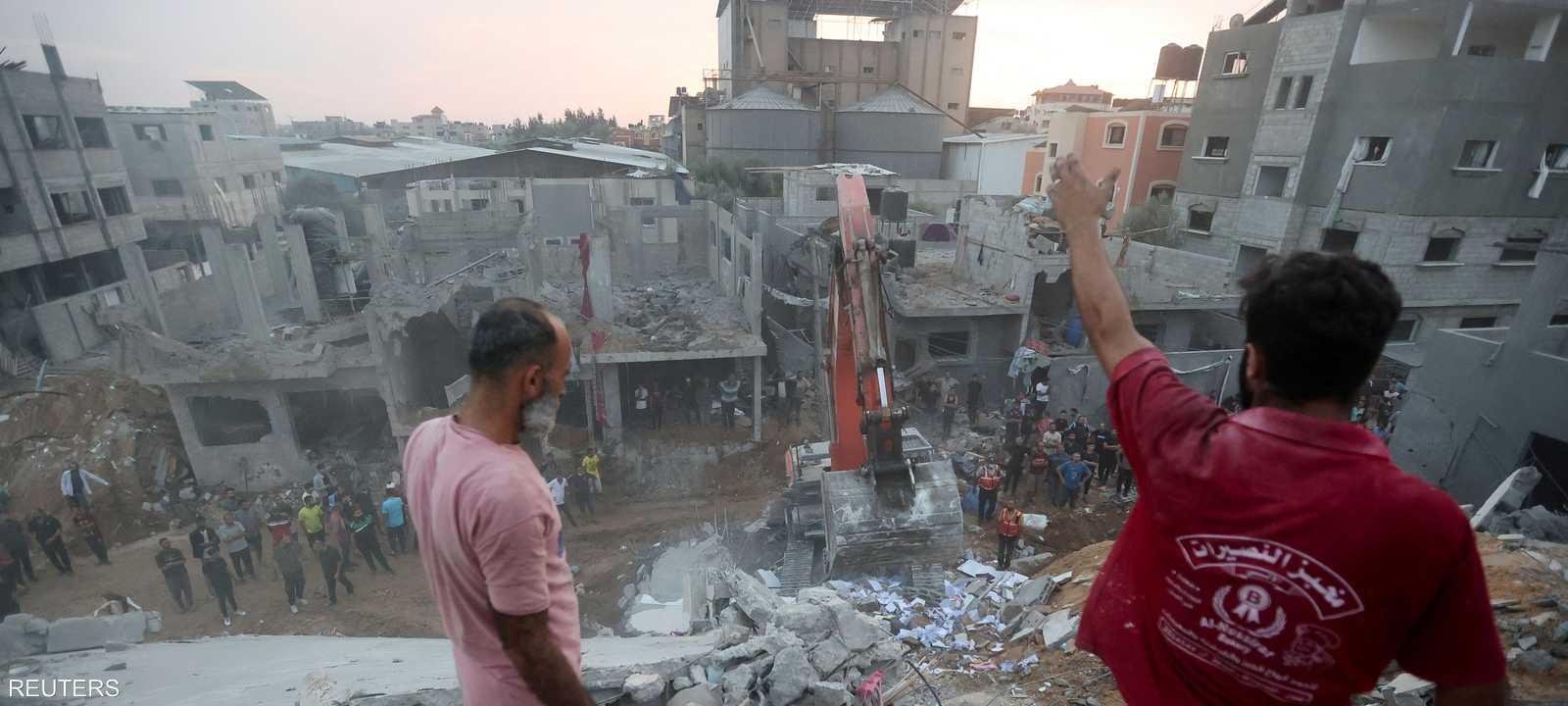 من آثار القصف الإسرائيلي على غزة