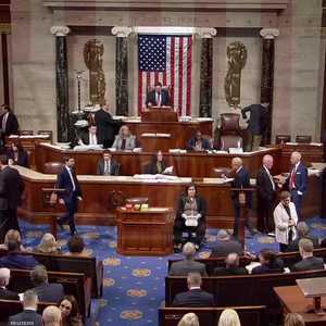 جانب من عملية التصويت على مشروع القرار