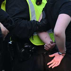 سكوتلانديارد تعتقل سيدة في تظاهرة مناصرة للفلسطينيين