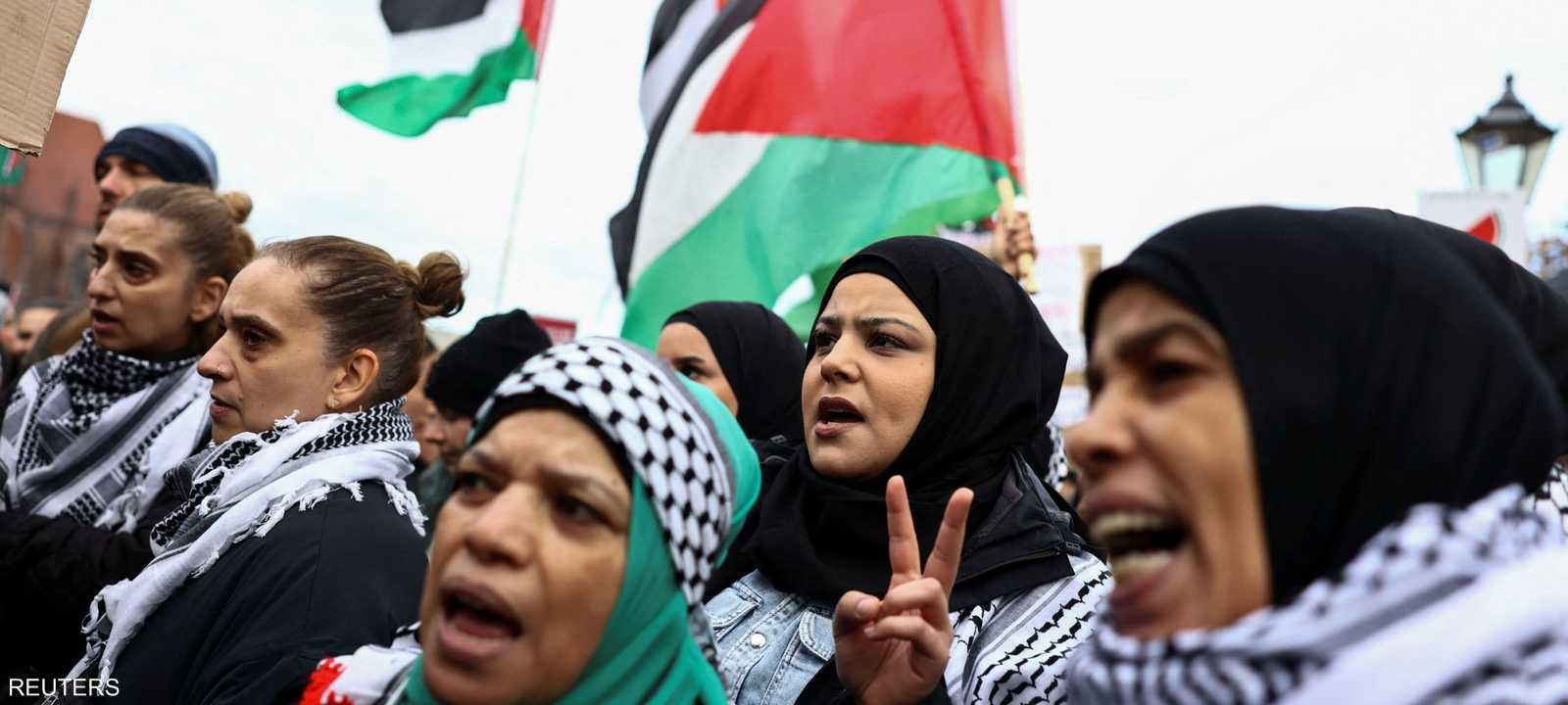 تظاهرة مؤيدة لفلسطين في برلين