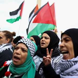 تظاهرة مؤيدة لفلسطين في برلين
