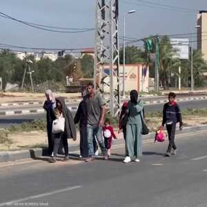 غزة.. حركة نزوح كبيرة من شمال القطاع إلى جنوبه