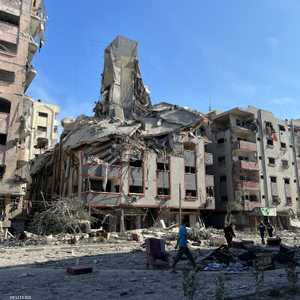 من آثار القصف الإسرائيلي على غزة