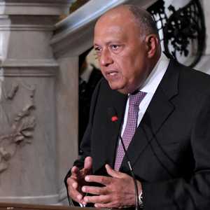 شكري جدد رفض مصر تهجير الفلسطينيين