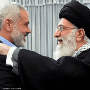 أرشيفية للقاء بين هنية وخامنئي