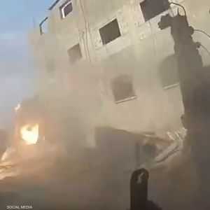 لحظة استهداف قوة إسرائيلية في بيت حانون بحسب حماس