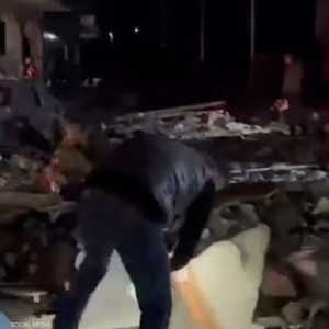 من آثار القصف الإسرائيلي على خان يونس