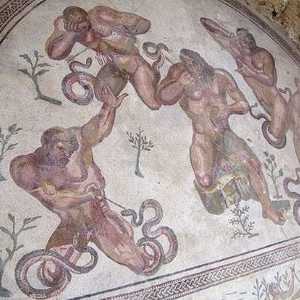 فيلا رومانا ديل كاسالي في صقلية