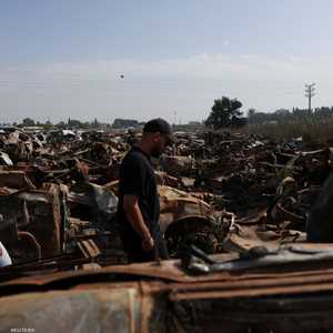 صورة للموقع بعد هجوم حماس