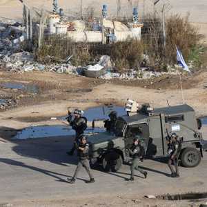 قوة إسرائيل قرب معتقل عوفر شاركت بطرد أهالي الأسرى