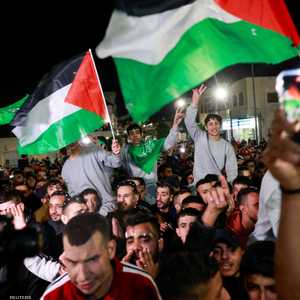 بعض من الأطفال الفلسطينيين الأسرى الذين أفرج عنهم الجمعة