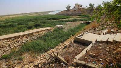 مزرعة تعاني من الجفاف في العراق