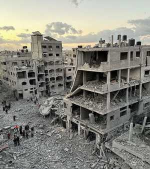 دمار واسع في قطاع غزة - أرشيفية