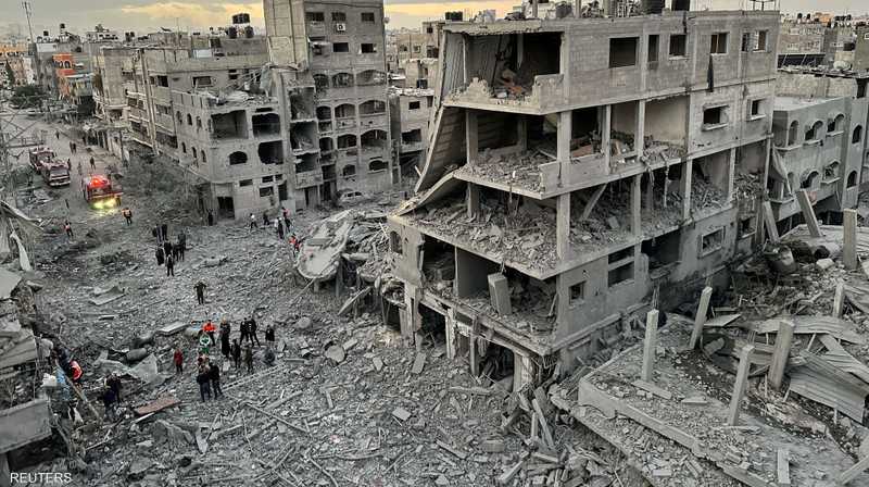 وكأنه سطح القمر.. صور تكشف حجم الدمار في غزة | سكاي نيوز عربية