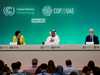 جانب من مؤتمر صحفي لرئيس COP28 سلطان الجابر