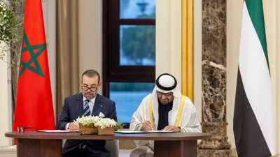 رئيس الإمارات وملك المغرب يوقعان إعلاناً نحو شراكة مبتكرة