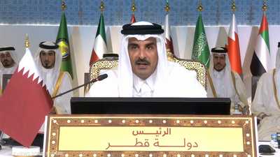 أمير قطر: نعمل باستمرار على تمديد الهدنة بين حماس وإسرائيل