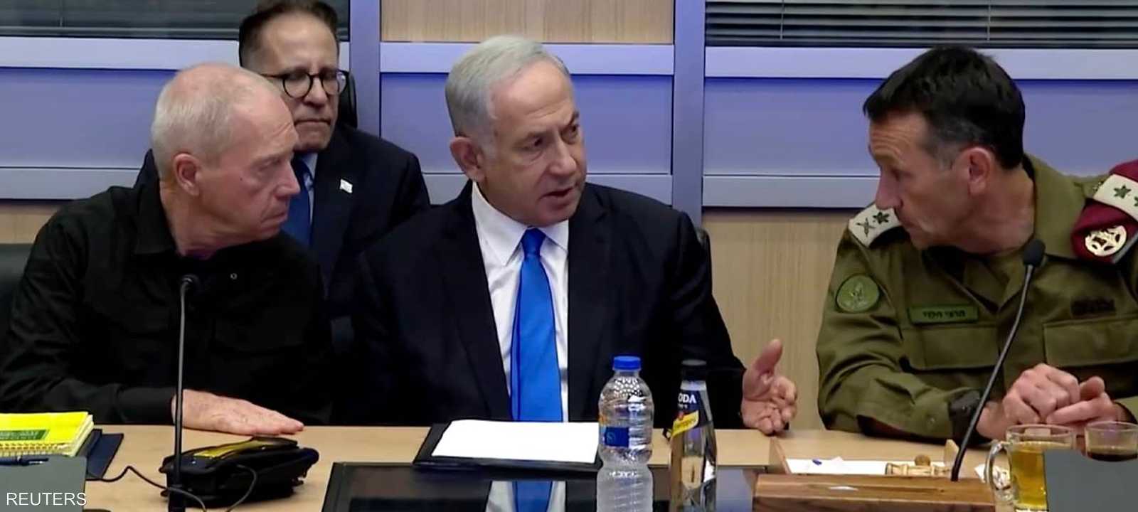 هاليفي ونتنياهو خلال إحدى الجلسات السابقة