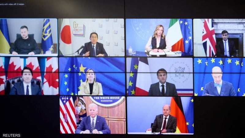 قادة دول مجموعة السبع عقدوا اجتماعا افتراضيا