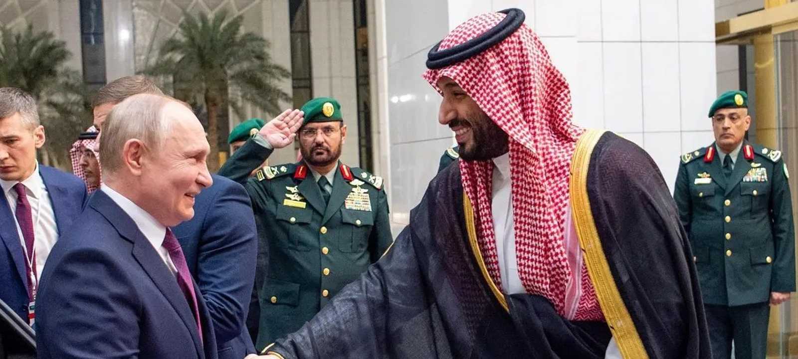 ولي العهد السعودي يستقبل الرئيس الروسي فلاديمير بوتين