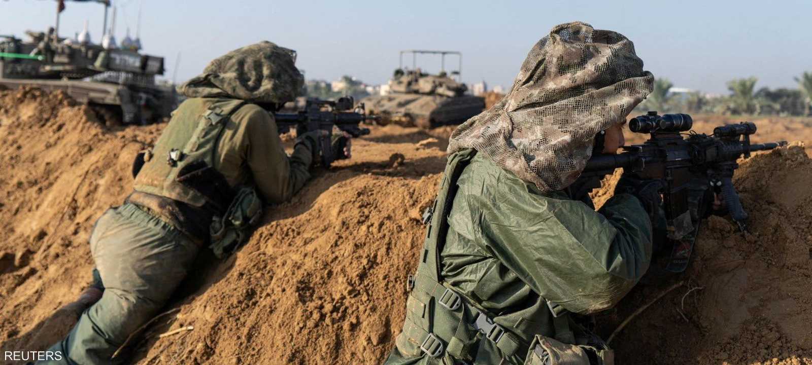 أرشيفية لجنود إسرائيليين في محيط غزة