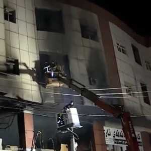 الحريق اندلع في نزل للطالبات