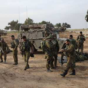 قوات إسرائيلية على حدود غزة - 8 ديسمبر 2023