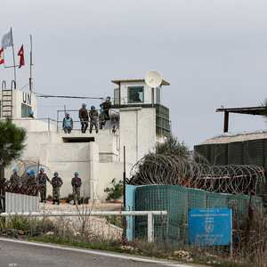 مفرزة عسكرية لليونيفيل على الحدود اللبنانية