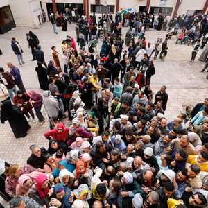 ازدحام أمام صناديق الاقتراع