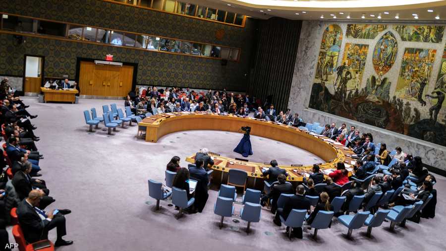 مجلس الأمن الدولي في إحدى جلساته.. أرشيفية