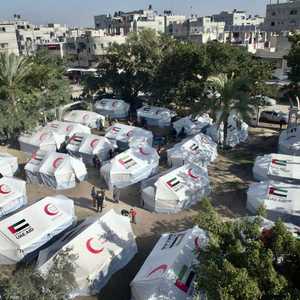 الهلال الأحمر قدم مساعدات للمنكوبين في غزة