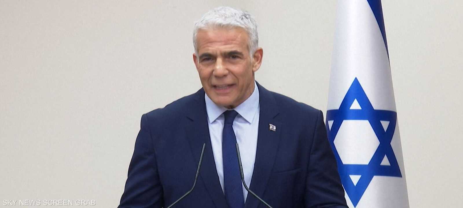 زعيم المعارضة في إسرائيل، يائير لابيد