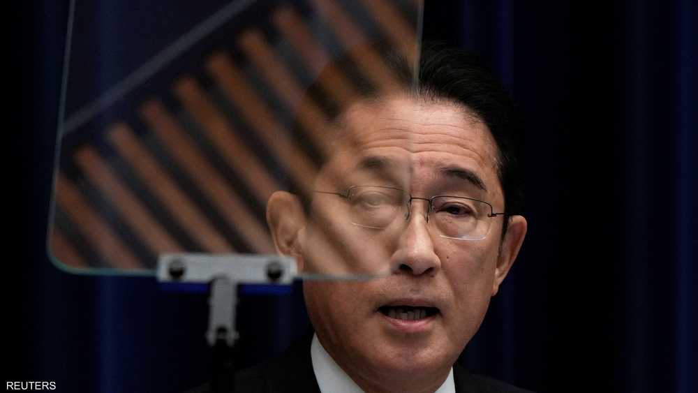 كيشيدا خلال مؤتمر صحفي