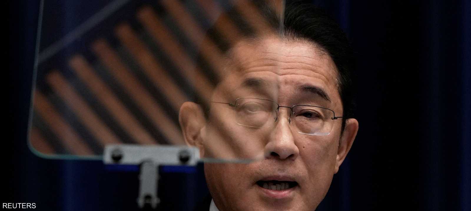 كيشيدا خلال مؤتمر صحفي