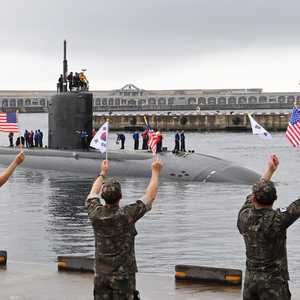 أرشيفية لغواصة أميركية في كوريا الجنوبية