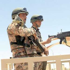 يكثف حرس الحدود دورياته لضبط أي عمليات تهدد أمن الأردن