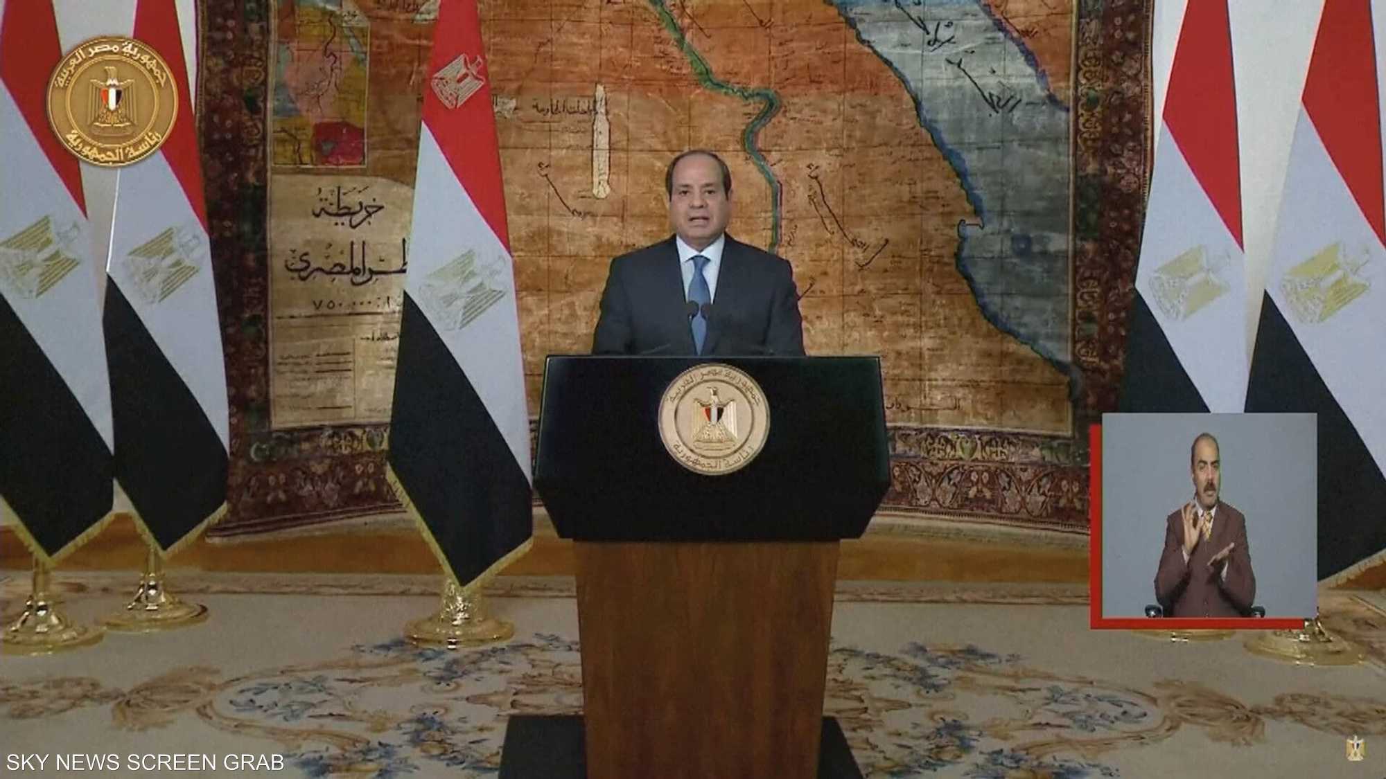 هيئة الانتخابات المصرية تعلن فوز السيسي في انتخابات الرئاسة