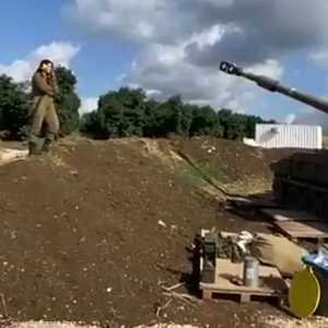 لحظة إطلاق القذيفة