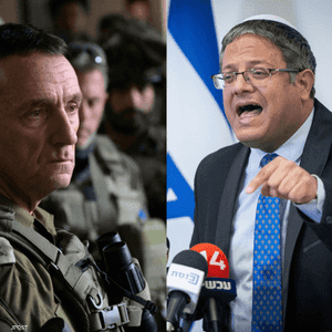 التلاسن وقع بين بن غفير وهاليفي