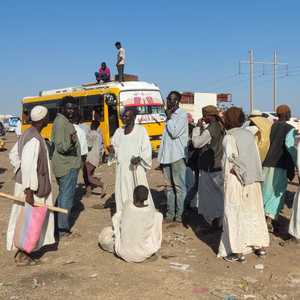 نازحون سودانيون يفرون من ولاية الجزيرة