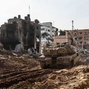 دبابة إسرائيلية في شمال غزة- 19 ديسمبر 2023