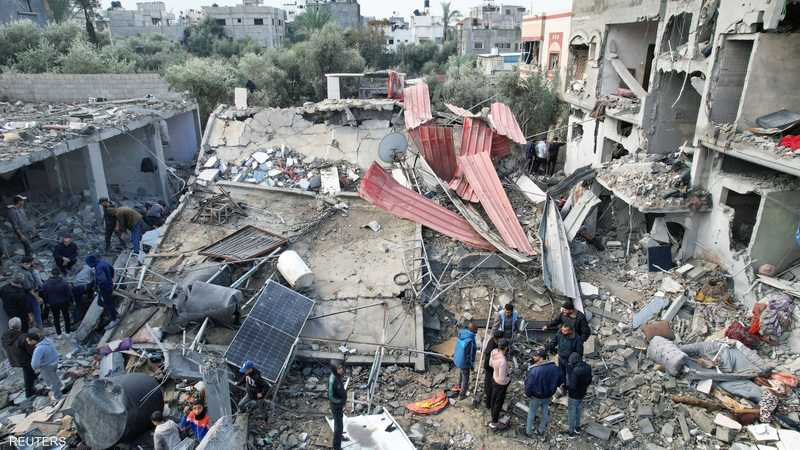 دمار هائل في مخيم المغازي بسبب القصف الإسرائيلي