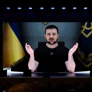 الرئيس الأوكراني فلوديمير زيلينسكي