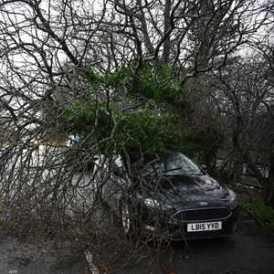 آثار العاصفة غيريت