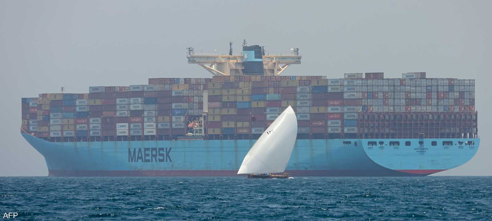 سفينة حاويات تابعة لشركة ميرسك الدنماركية