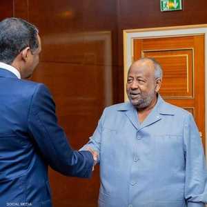 حميدتي التقى الرئيس الجيبوتي إسماعيل جيلي