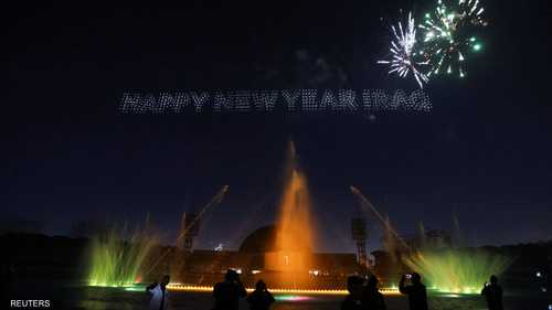 بغداد تودع 2023 وتستقبل العام الجديد بالألعاب النارية