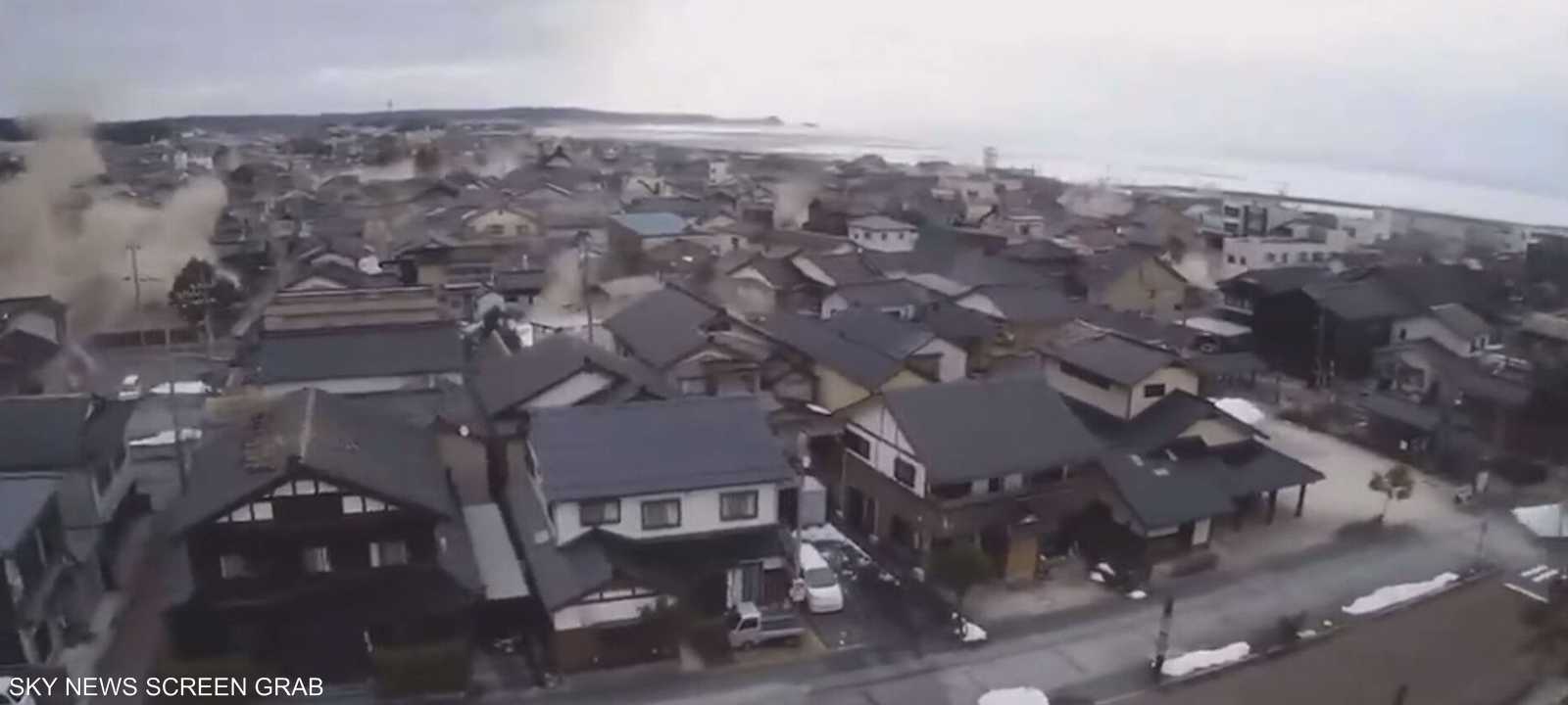 زلزال قوي يضرب اليابان