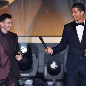 أرشيفية لميسي ورونالدو